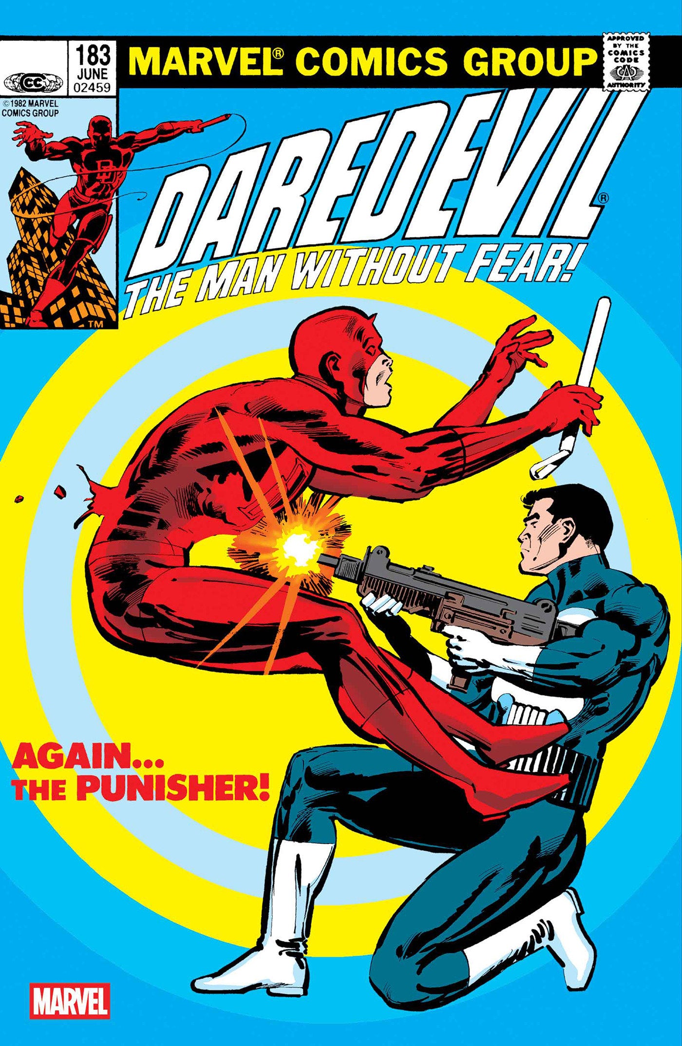 Daredevil #183 Facsimile Edition Foil Variant [New Printing] | Game Master's Emporium (The New GME)