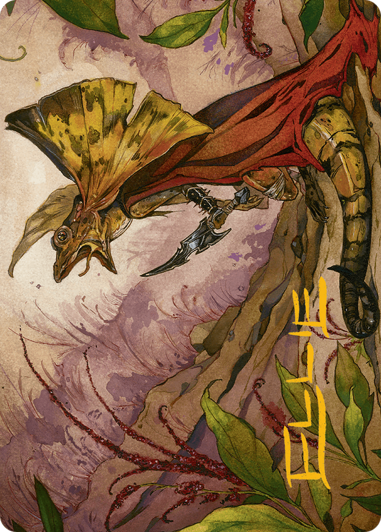 Hired Claw Art Card (Gold-Stamped Signature) [Bloomburrow Art Series] | Game Master's Emporium (The New GME)