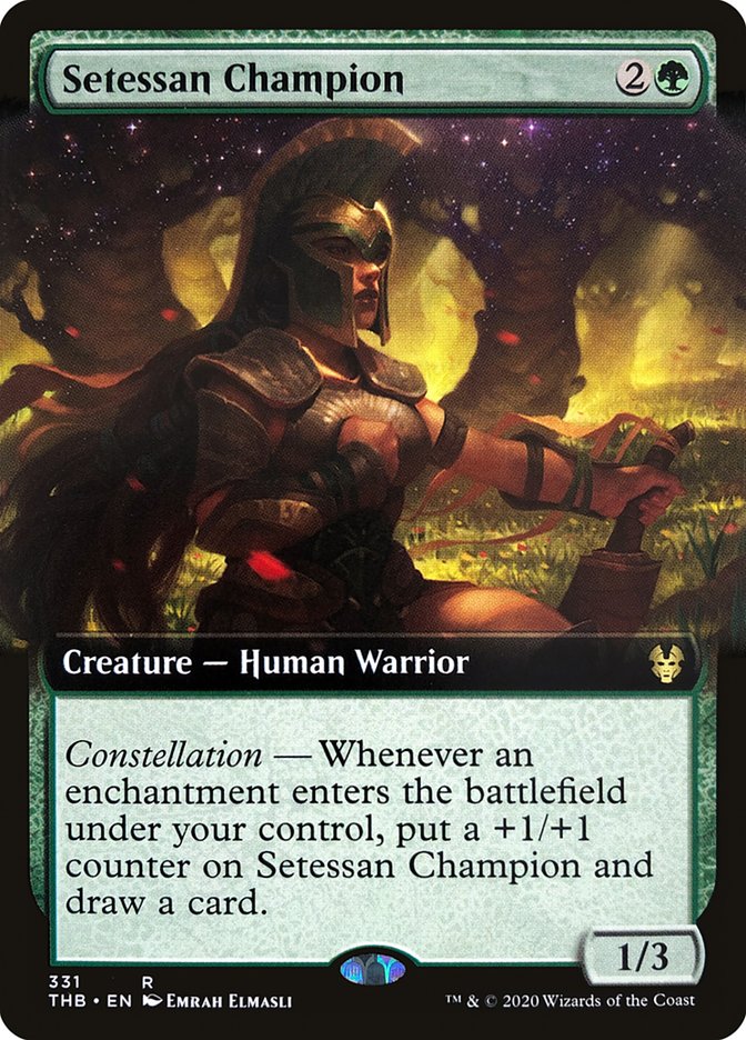 Setessan Champion (Extended Art) [Theros Beyond Death] | Game Master's Emporium (The New GME)
