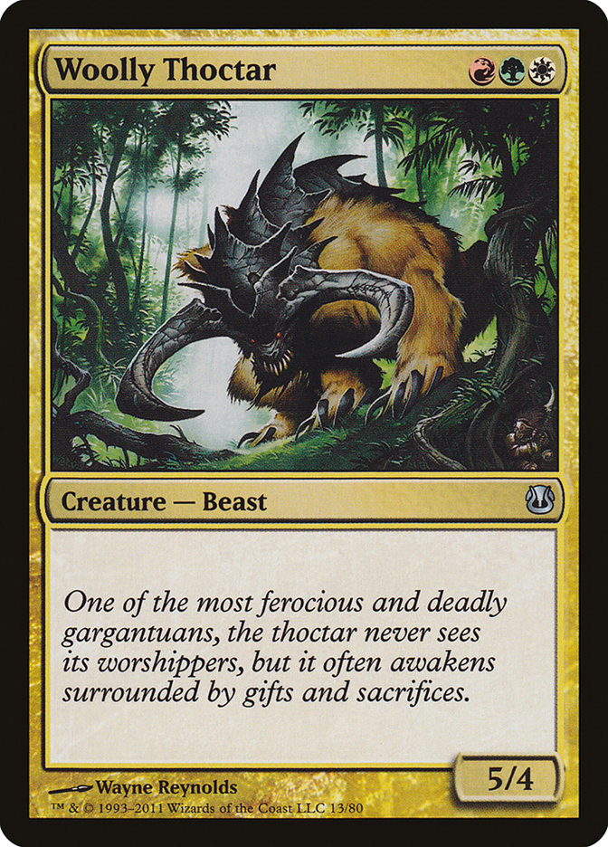 Woolly Thoctar [Duel Decks: Ajani vs. Nicol Bolas] | Game Master's Emporium (The New GME)