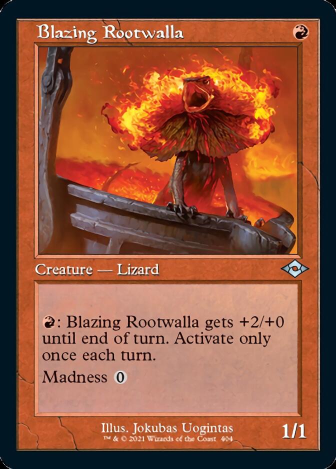 Blazing Rootwalla (Retro) [Modern Horizons 2] | Game Master's Emporium (The New GME)