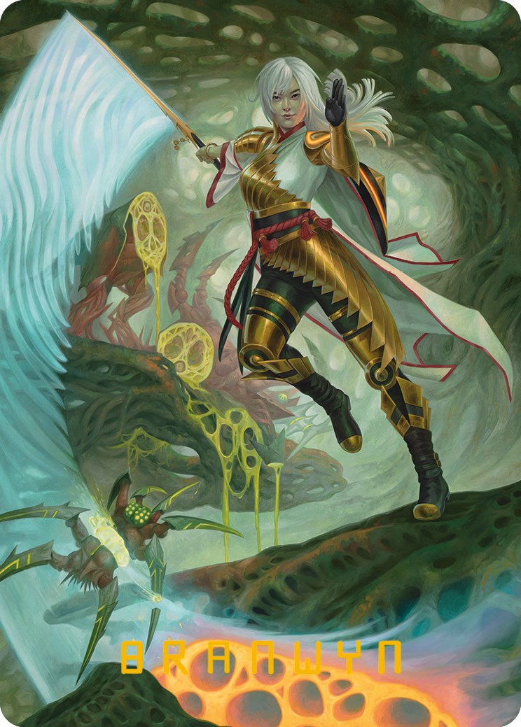 The Eternal Wanderer Art Card (Gold-Stamped Signature) [Phyrexia: All Will Be One Art Series] | Game Master's Emporium (The New GME)