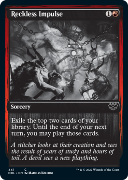 Reckless Impulse [Innistrad: Double Feature] | Game Master's Emporium (The New GME)