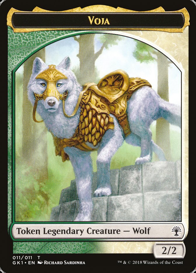 Voja // Saproling Double-Sided Token [Guilds of Ravnica Guild Kit Tokens] | Game Master's Emporium (The New GME)