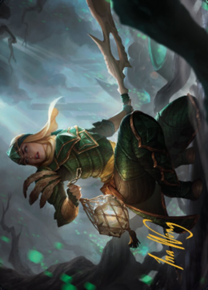 Argothian Opportunist Art Card (Gold-Stamped Signature) [The Brothers' War Art Series] | Game Master's Emporium (The New GME)
