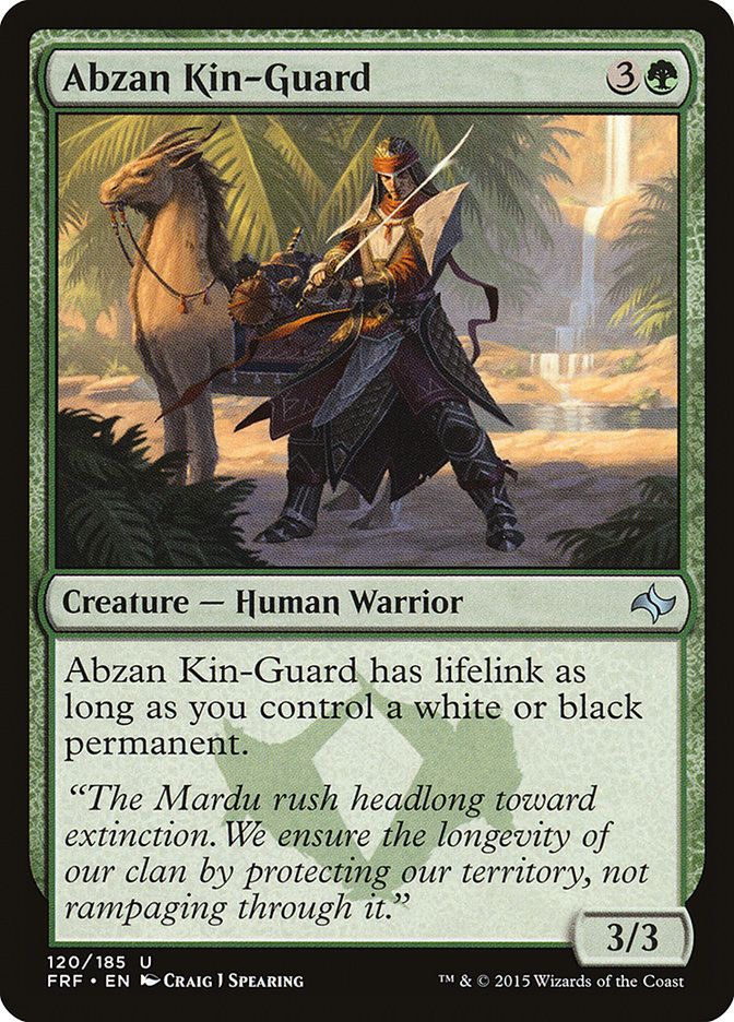 Abzan Kin-Guard [Fate Reforged] | Game Master's Emporium (The New GME)
