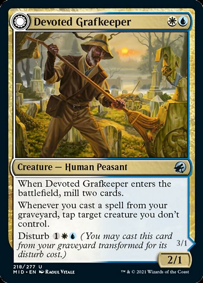 Devoted Grafkeeper // Departed Soulkeeper [Innistrad: Midnight Hunt] | Game Master's Emporium (The New GME)