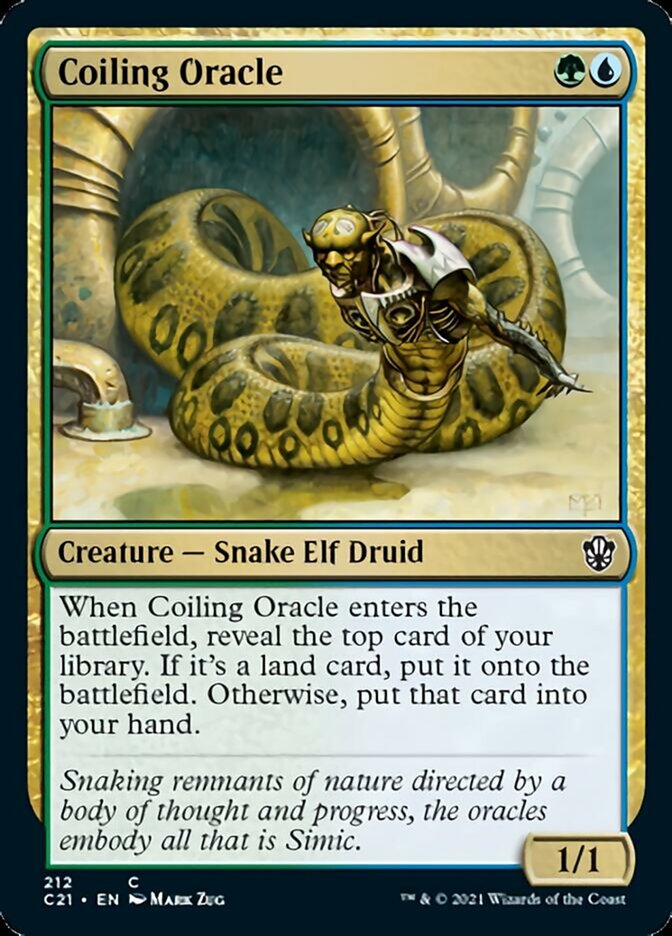 Coiling Oracle [Commander 2021] | Game Master's Emporium (The New GME)