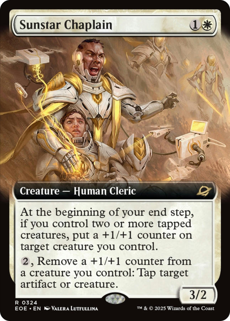 Sunstar Chaplain (Extended Art) [Edge of Eternities] | Game Master's Emporium (The New GME)