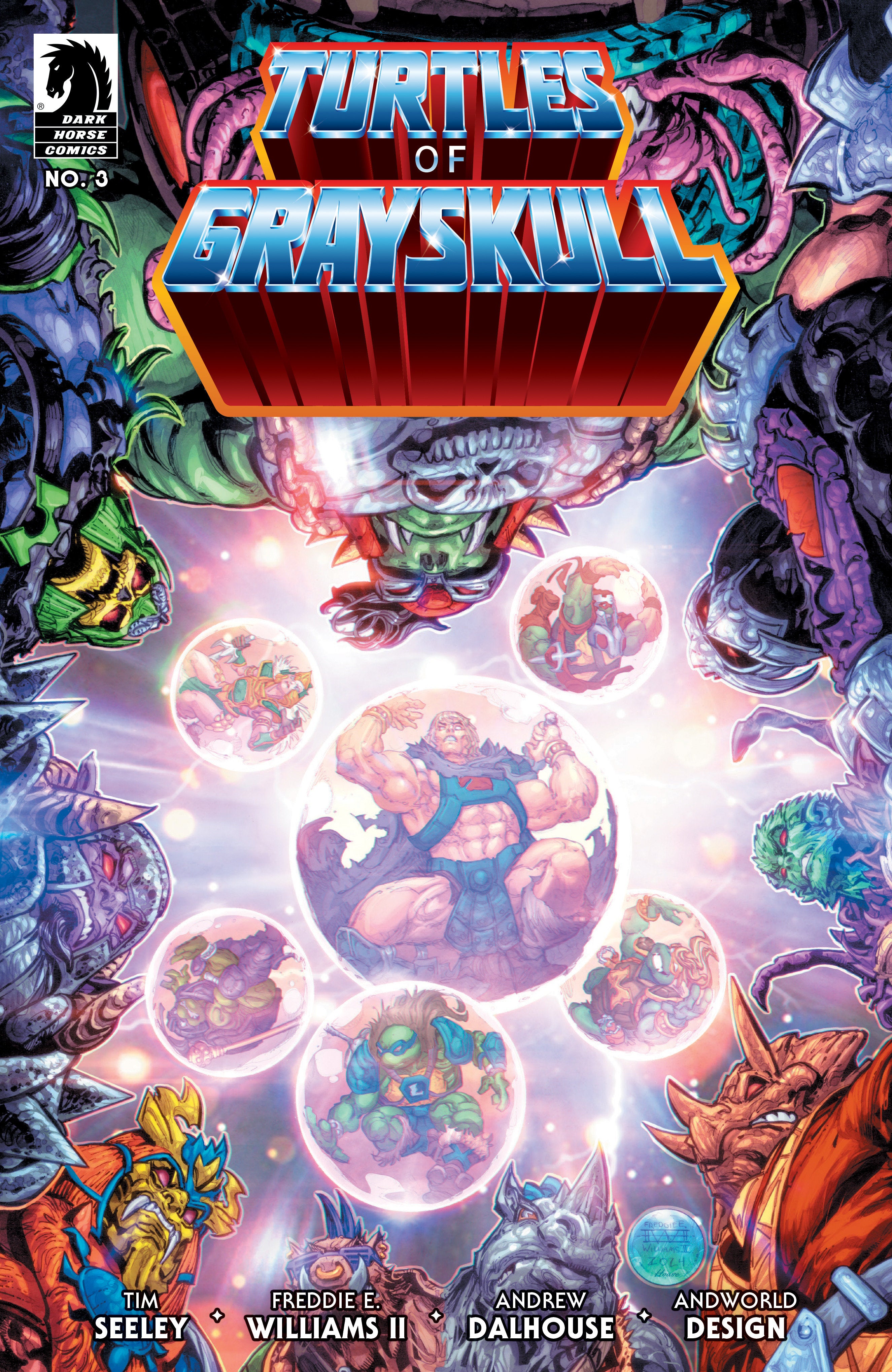 Masters Of Universe Teenage Mutant Ninja Turtles Turtles Of Grayskull #3 Cover A Willi | Game Master's Emporium (The New GME)