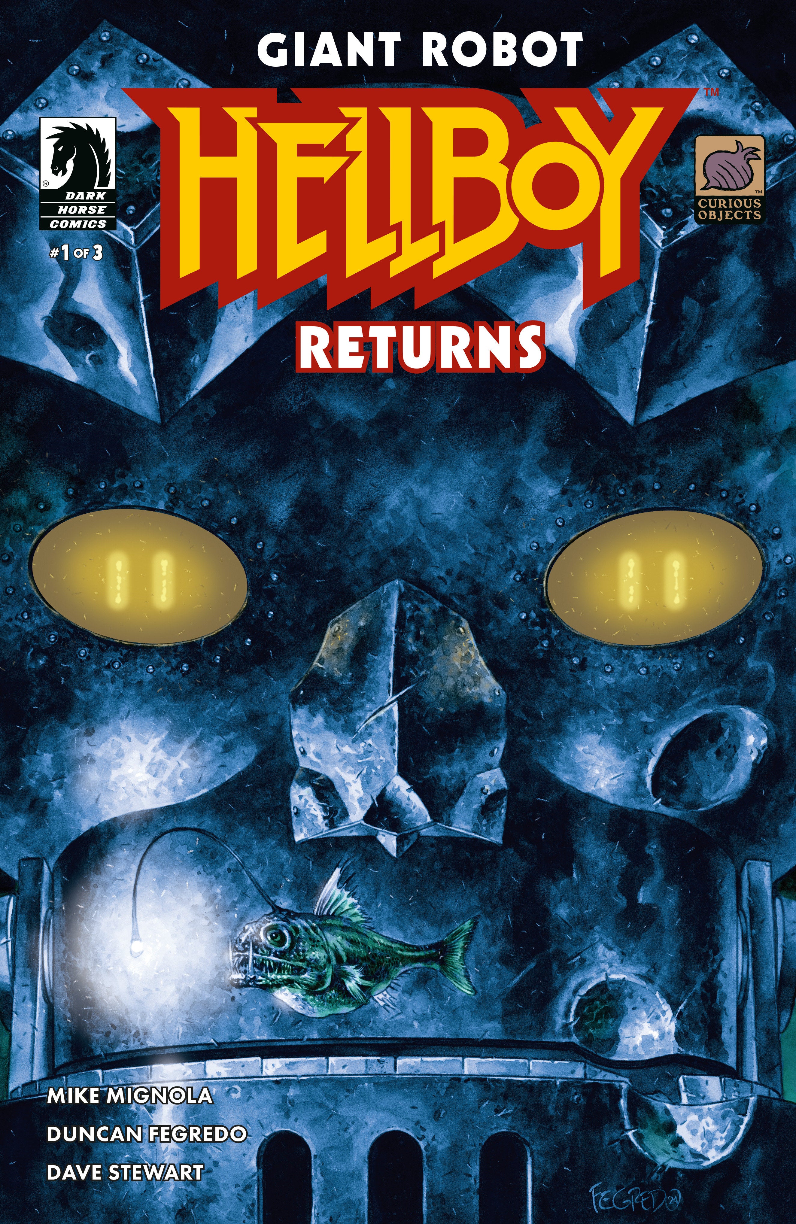 Giant Robot Hellboy Returns #1 (Cover A) (Duncan Fegredo) | Game Master's Emporium (The New GME)