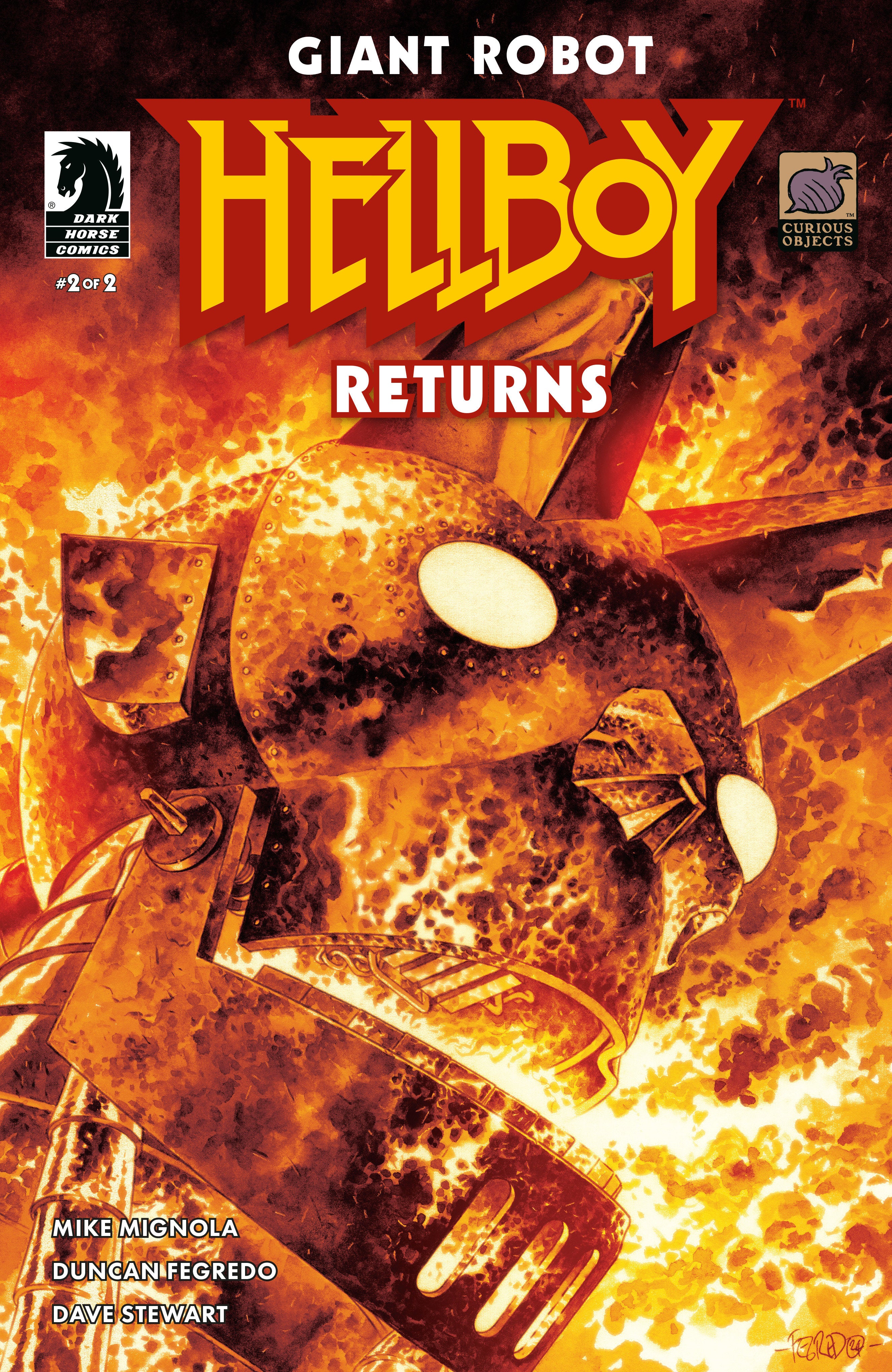 Giant Robot Hellboy Returns #2 (Cover A) (Duncan Fegredo) | Game Master's Emporium (The New GME)