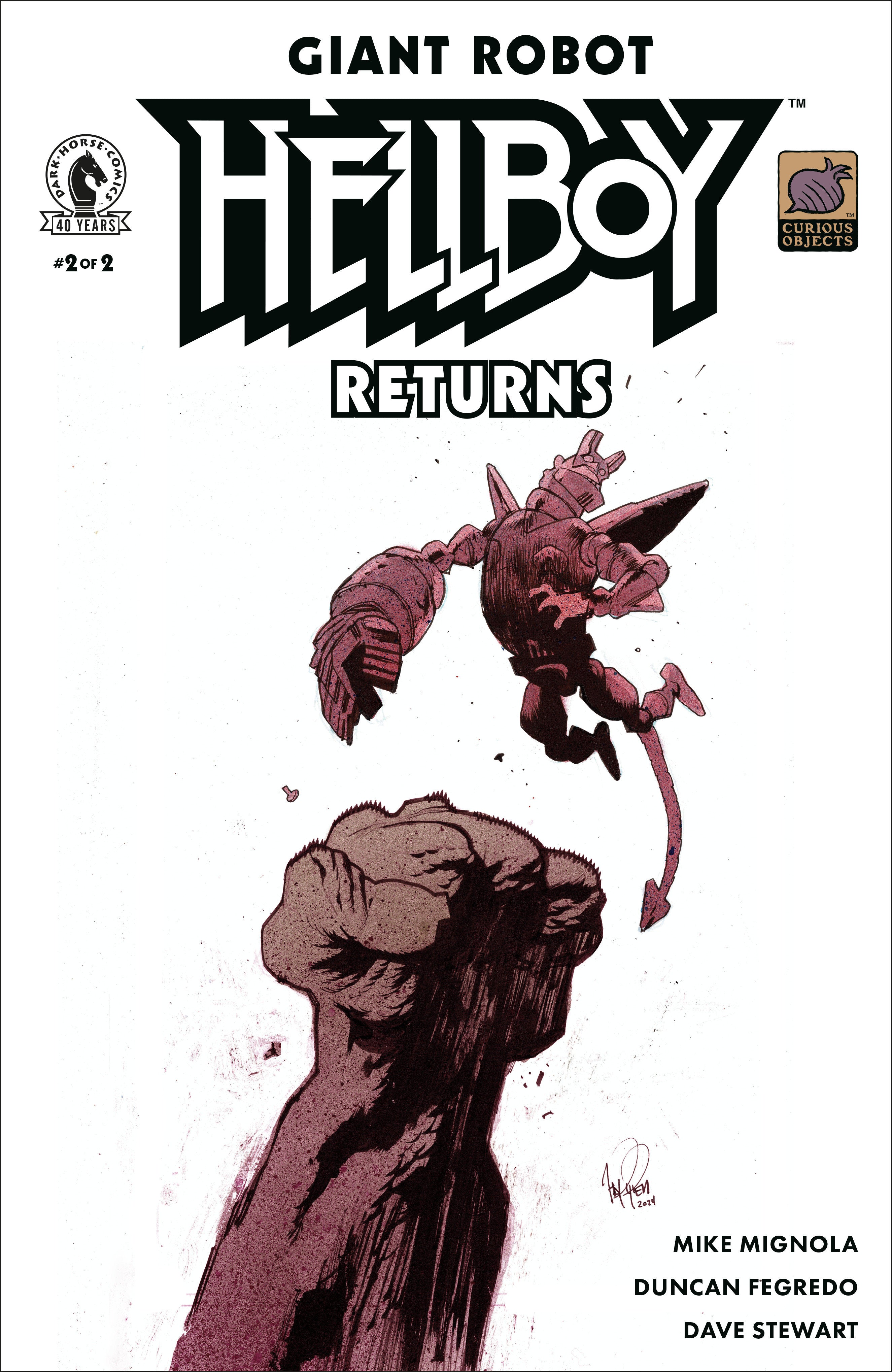 Giant Robot Hellboy Returns #2 (Cover B) (James Harren) | Game Master's Emporium (The New GME)