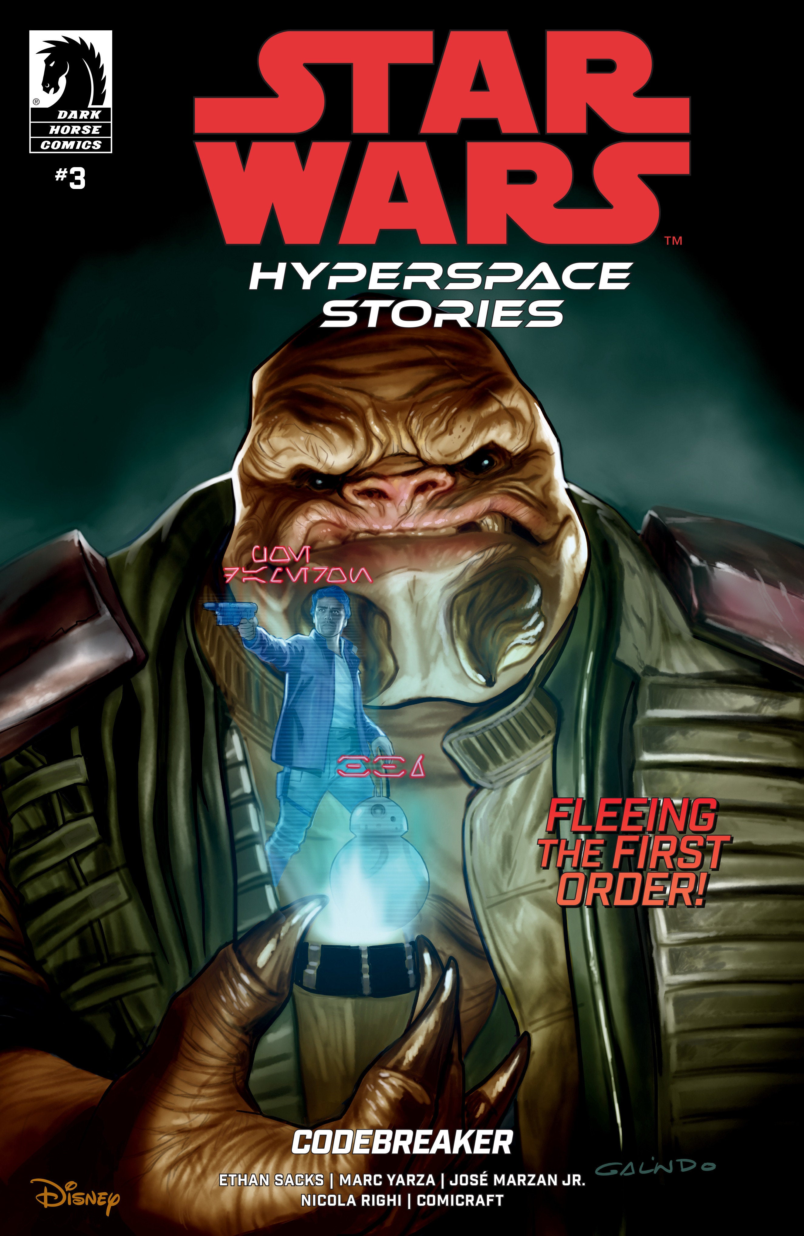 Star Wars: Hyperspace Stories--Codebreaker #3 (Cover A) (Diego Galindo) | Game Master's Emporium (The New GME)