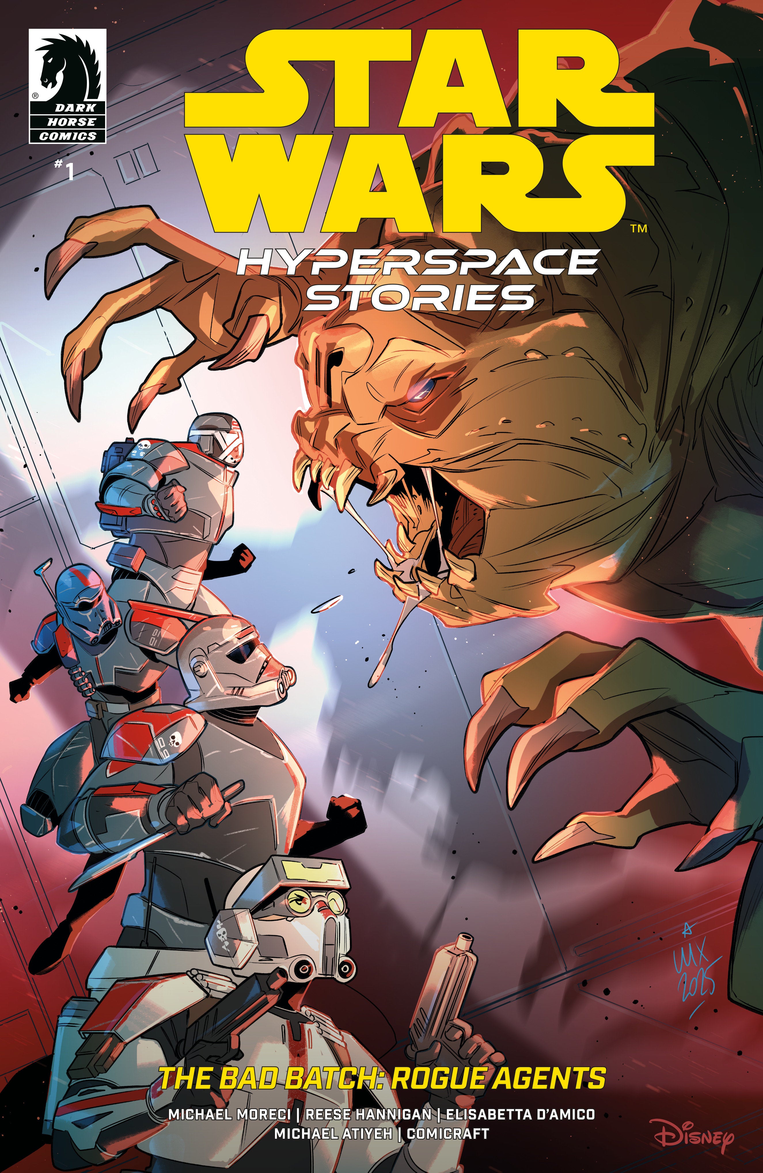 Star Wars: Hyperspace Stories: The Bad Batch  Rogue Agents #1 (Cover A) (Valeria Favoccia) | Game Master's Emporium (The New GME)