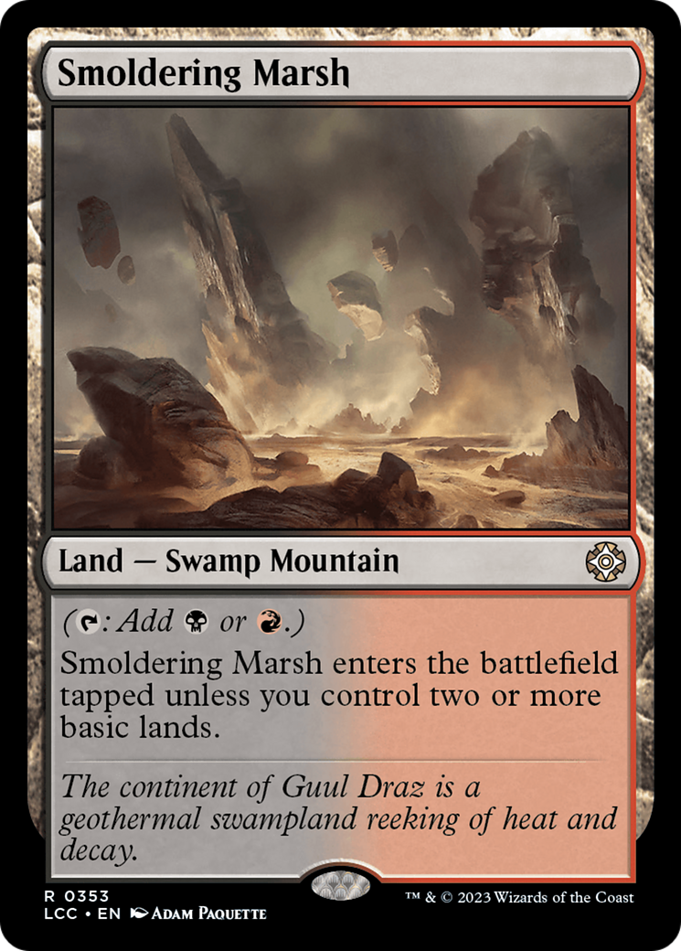 Smoldering Marsh [The Lost Caverns of Ixalan Commander] | Game Master's Emporium (The New GME)