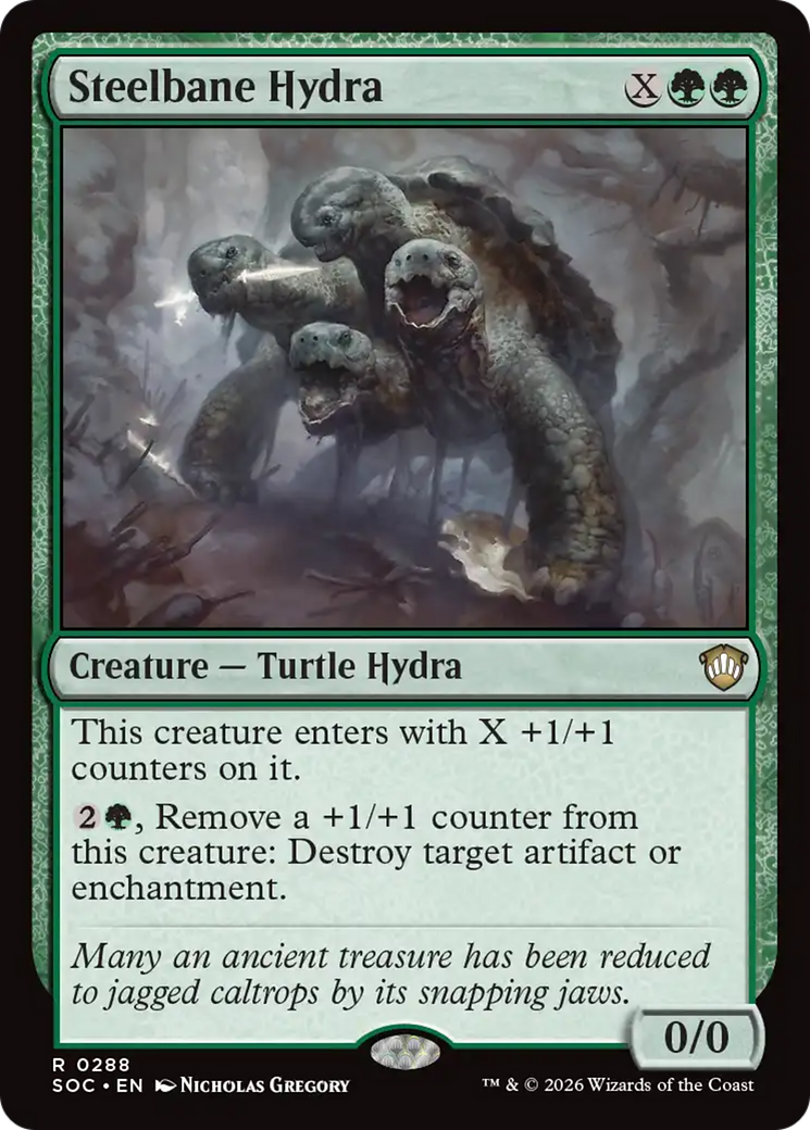 Steelbane Hydra [Secrets of Strixhaven Commander] | Game Master's Emporium (The New GME)