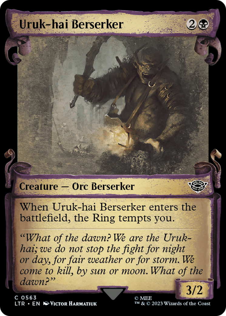 Uruk-hai Berserker [The Lord of the Rings: Tales of Middle-Earth Showcase Scrolls] | Game Master's Emporium (The New GME)