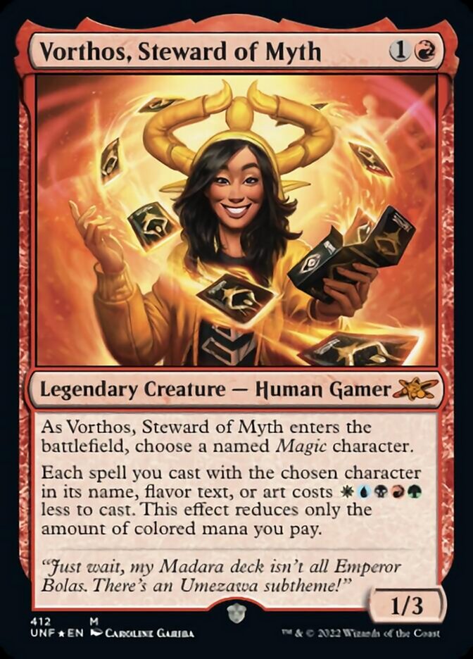Vorthos, Steward of Myth (Galaxy Foil) [Unfinity] | Game Master's Emporium (The New GME)