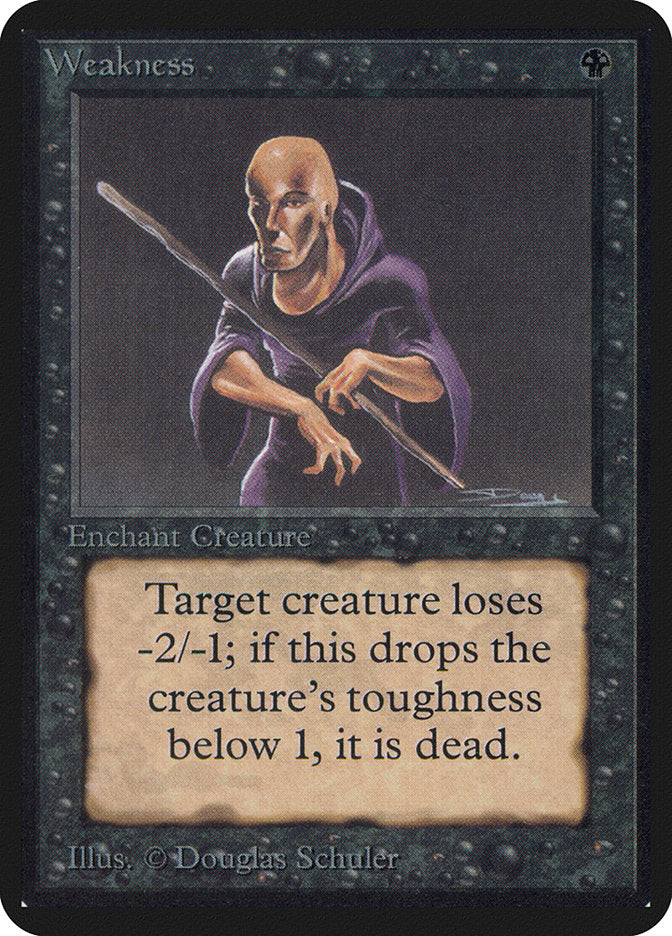 Weakness [Alpha Edition] | Game Master's Emporium (The New GME)
