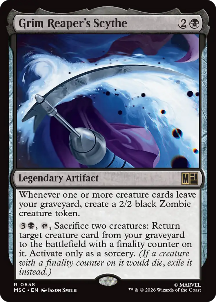 Grim Reaper's Scythe [Marvel Super Heroes Commander] | Game Master's Emporium (The New GME)