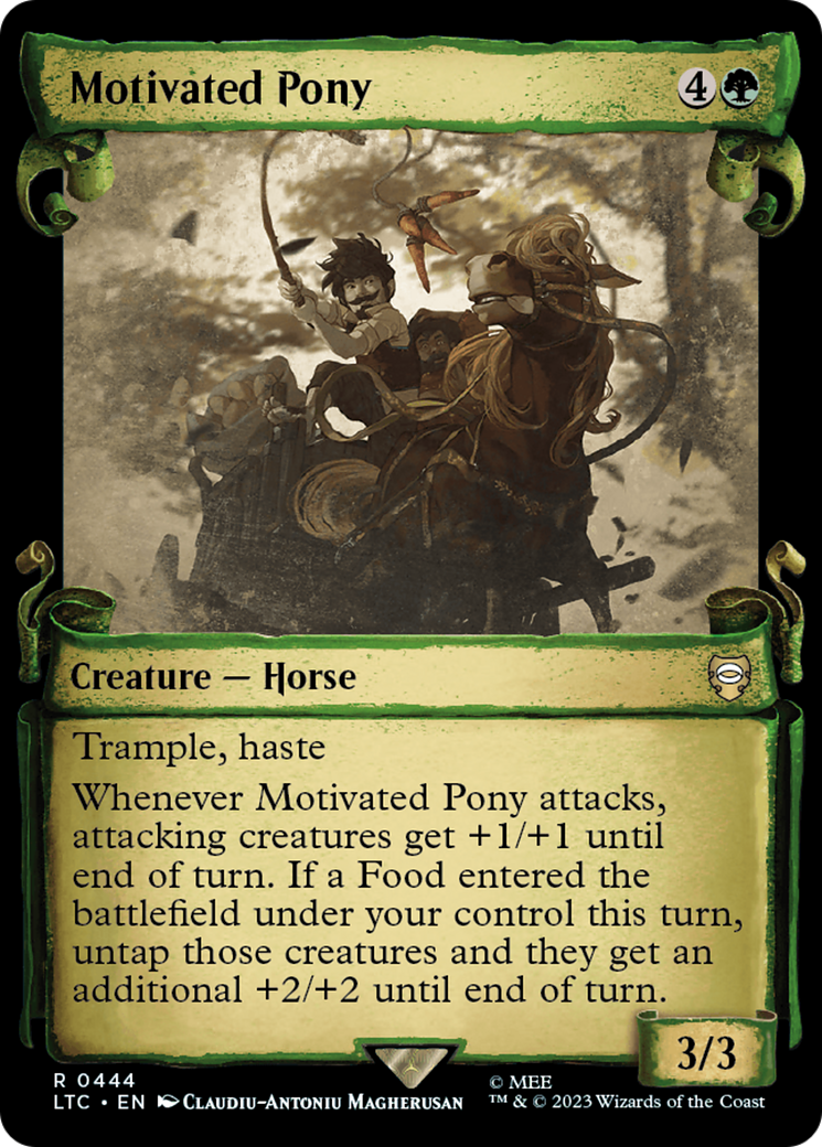 Motivated Pony [The Lord of the Rings: Tales of Middle-Earth Commander Showcase Scrolls] | Game Master's Emporium (The New GME)