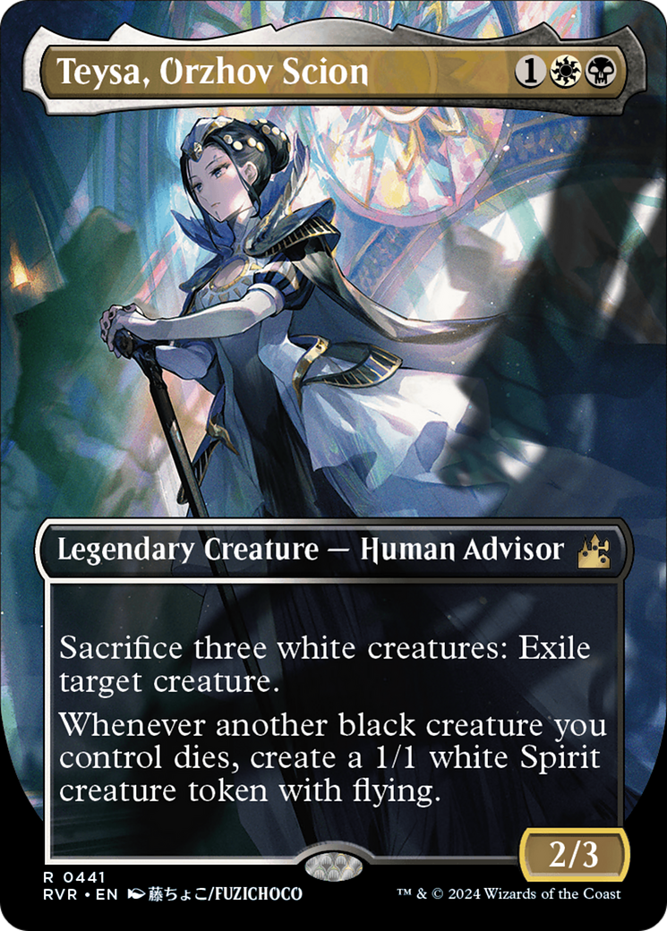 Teysa, Orzhov Scion (Anime Borderless) [Ravnica Remastered] | Game Master's Emporium (The New GME)
