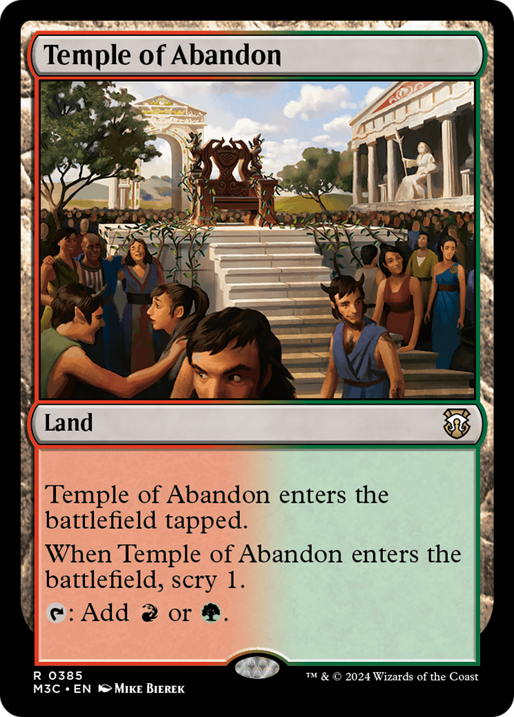 Temple of Abandon [Modern Horizons 3 Commander] | Game Master's Emporium (The New GME)