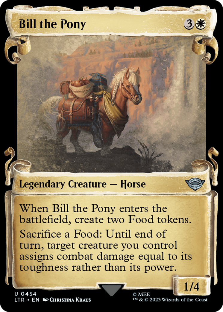 Bill the Pony [The Lord of the Rings: Tales of Middle-Earth Showcase Scrolls] | Game Master's Emporium (The New GME)