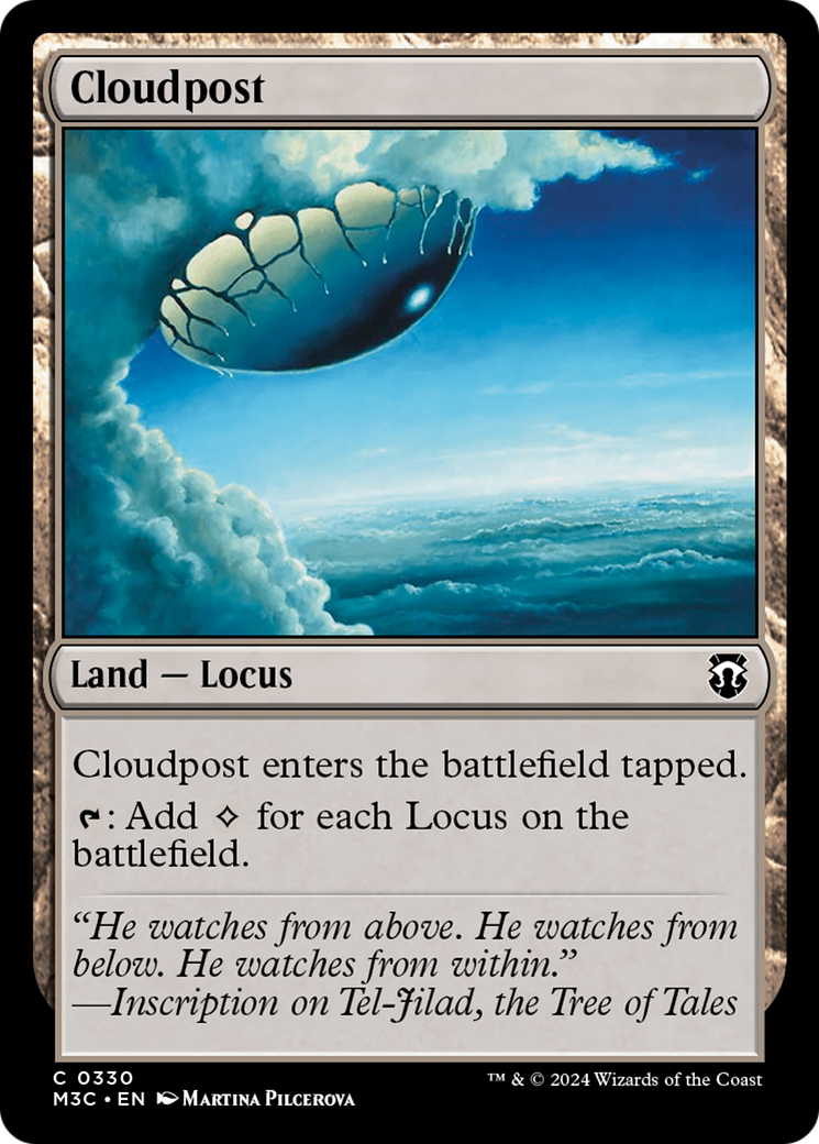 Cloudpost (Ripple Foil) [Modern Horizons 3 Commander] | Game Master's Emporium (The New GME)