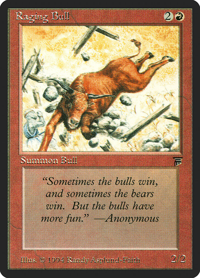 Raging Bull [Legends] | Game Master's Emporium (The New GME)