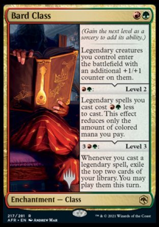 Bard Class (Promo Pack) [Dungeons & Dragons: Adventures in the Forgotten Realms Promos] | Game Master's Emporium (The New GME)
