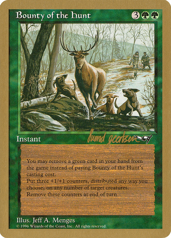 Bounty of the Hunt (Svend Geertsen) [World Championship Decks 1997] | Game Master's Emporium (The New GME)