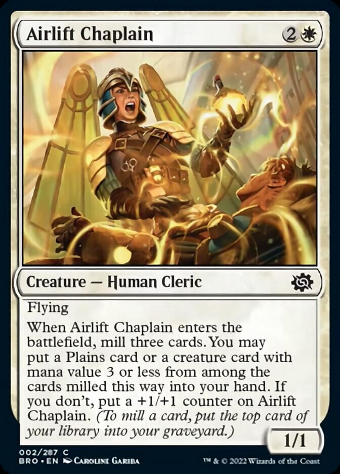 Airlift Chaplain [The Brothers' War] | Game Master's Emporium (The New GME)