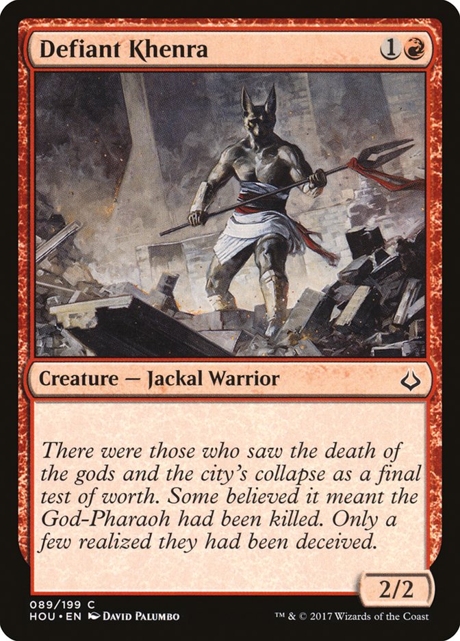 Defiant Khenra [Hour of Devastation] | Game Master's Emporium (The New GME)