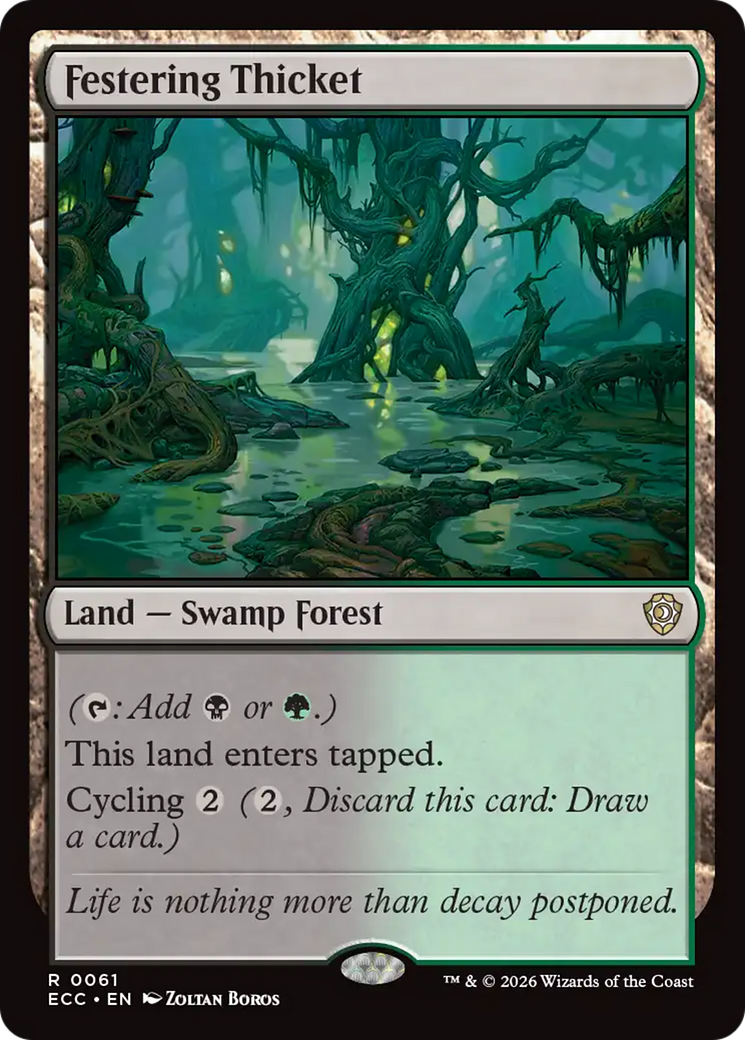 Festering Thicket [Lorwyn Eclipsed Commander] | Game Master's Emporium (The New GME)