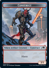 Samurai // Construct (006) Double-Sided Token [Kamigawa: Neon Dynasty Tokens] | Game Master's Emporium (The New GME)