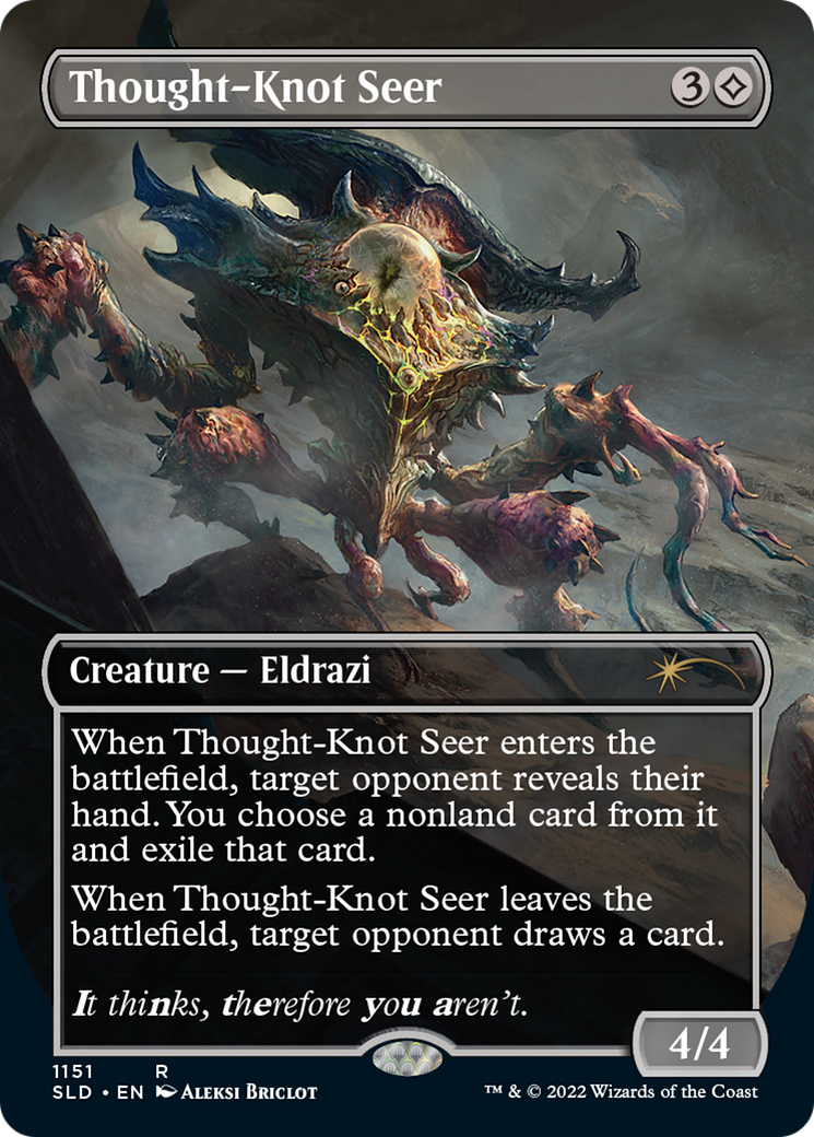 Thought-Knot Seer (1151) (Borderless) [Secret Lair Drop Series] | Game Master's Emporium (The New GME)