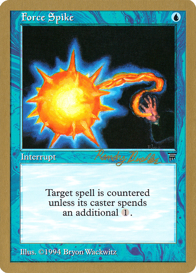 Force Spike (Randy Buehler) [World Championship Decks 1998] | Game Master's Emporium (The New GME)