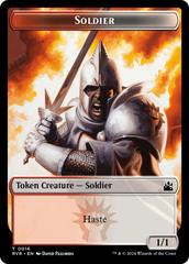 Bird // Soldier Double-Sided Token [Ravnica Remastered Tokens] | Game Master's Emporium (The New GME)