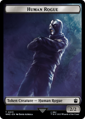Human Rogue // Beast Double-Sided Token [Doctor Who Tokens] | Game Master's Emporium (The New GME)