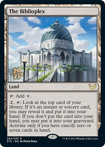 The Biblioplex [Strixhaven: School of Mages Prerelease Promos] | Game Master's Emporium (The New GME)
