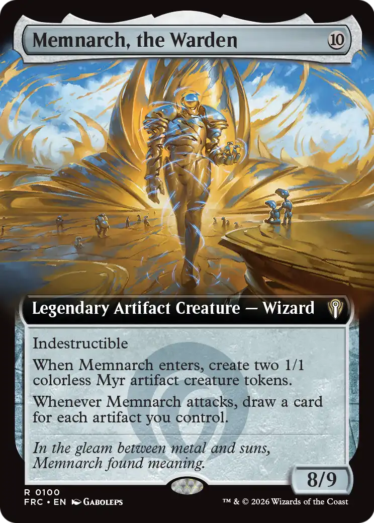 Memnarch, the Warden (Extended Art) [Reality Fracture Commander] | Game Master's Emporium (The New GME)