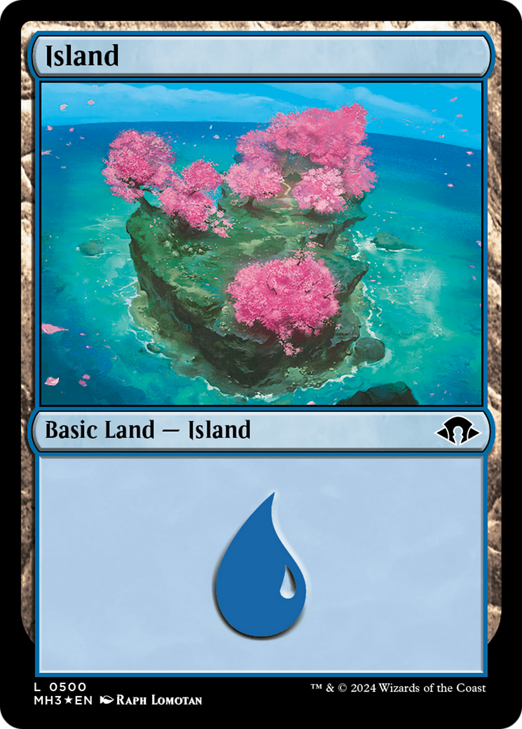 Island (0500) (Ripple Foil) [Modern Horizons 3] | Game Master's Emporium (The New GME)