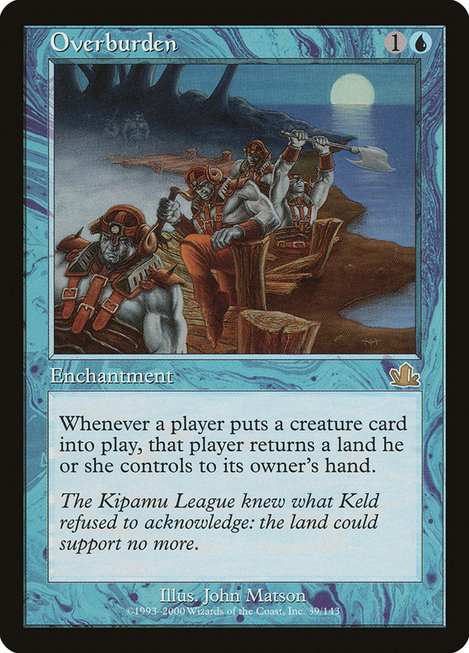 Overburden [Prophecy] | Game Master's Emporium (The New GME)