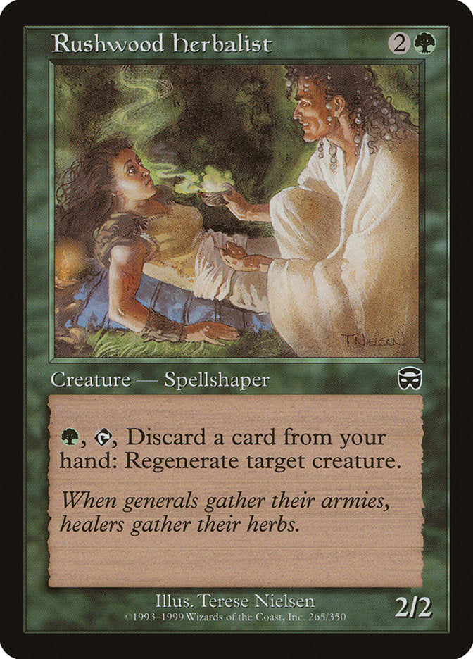 Rushwood Herbalist [Mercadian Masques] | Game Master's Emporium (The New GME)
