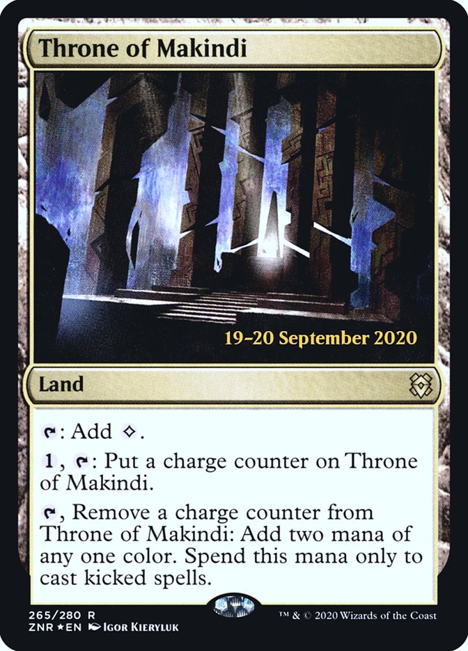 Throne of Makindi [Zendikar Rising Prerelease Promos] | Game Master's Emporium (The New GME)