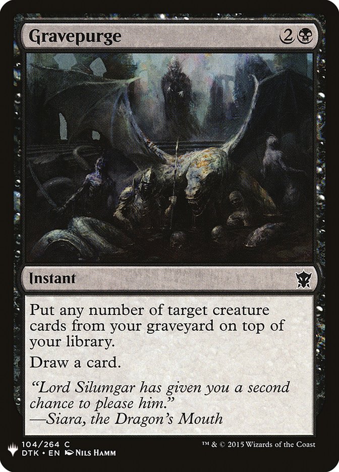 Gravepurge [Mystery Booster] | Game Master's Emporium (The New GME)