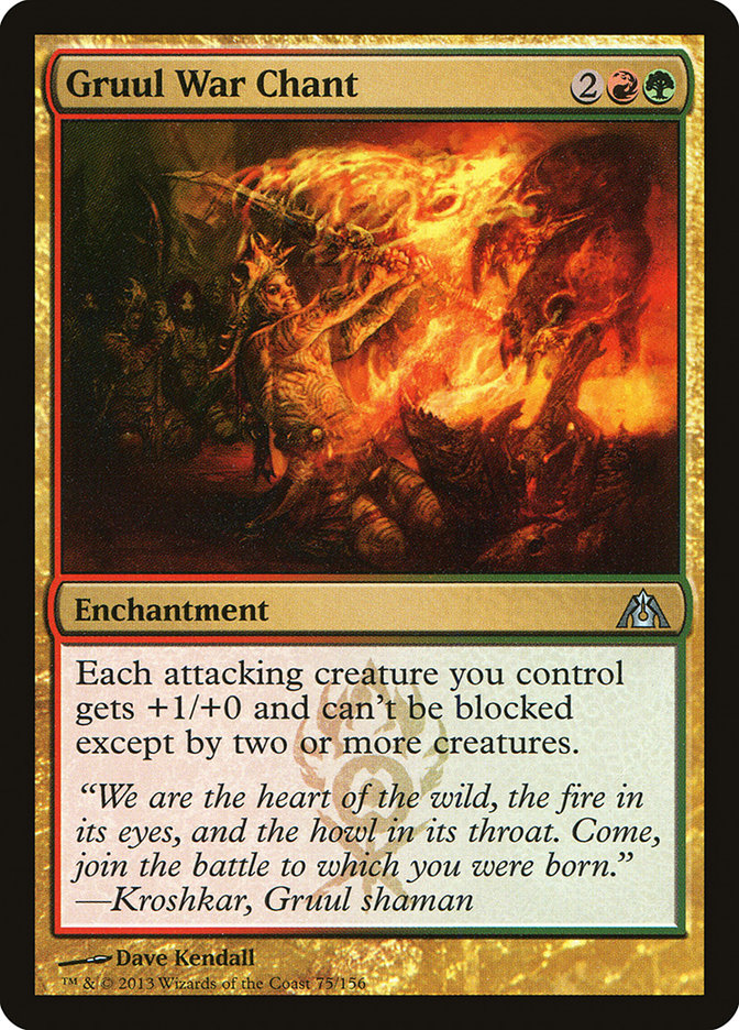 Gruul War Chant [Dragon's Maze] | Game Master's Emporium (The New GME)