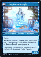 Inventive Iteration // Living Breakthrough [Kamigawa: Neon Dynasty Prerelease Promos] | Game Master's Emporium (The New GME)